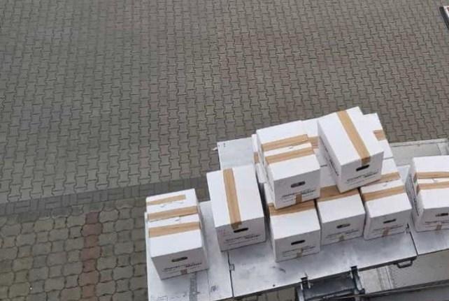 Behördenumzug in Hirschstein mit einem Möbellift